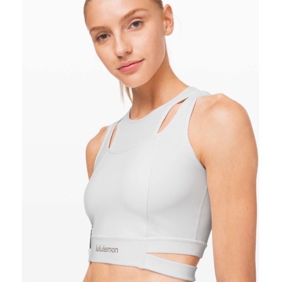 Lululemon New Ambition Cropped Tank
White